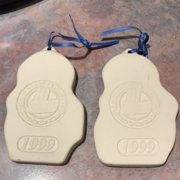 Longaberger Pottery Snowman Ornament/Cookie Mold in EUC - Picture 6 of 6